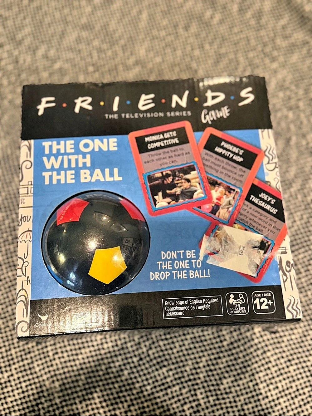 Cardinal Friends The One With the Ball Game Black Blue Like New